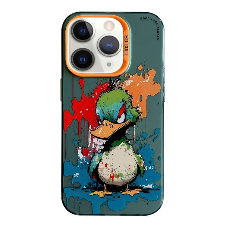 For iPhone 11 Pro Max Animal Pattern Oil Painting Series PC + TPU Phone Case(Angry Duck)
For iPhone 11 Pro Max Animal Pattern Oil Painting Series PC + TPU Phone Case(Angry Duck)