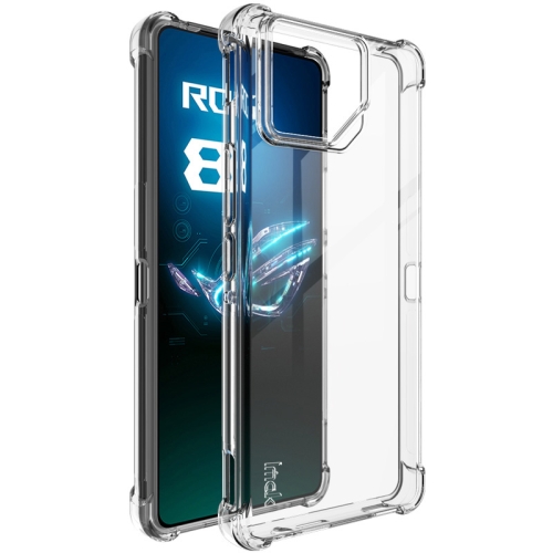 

For Asus ROG Phone 8 / 8 Pro imak Shockproof Airbag TPU Phone Case(Transparent)