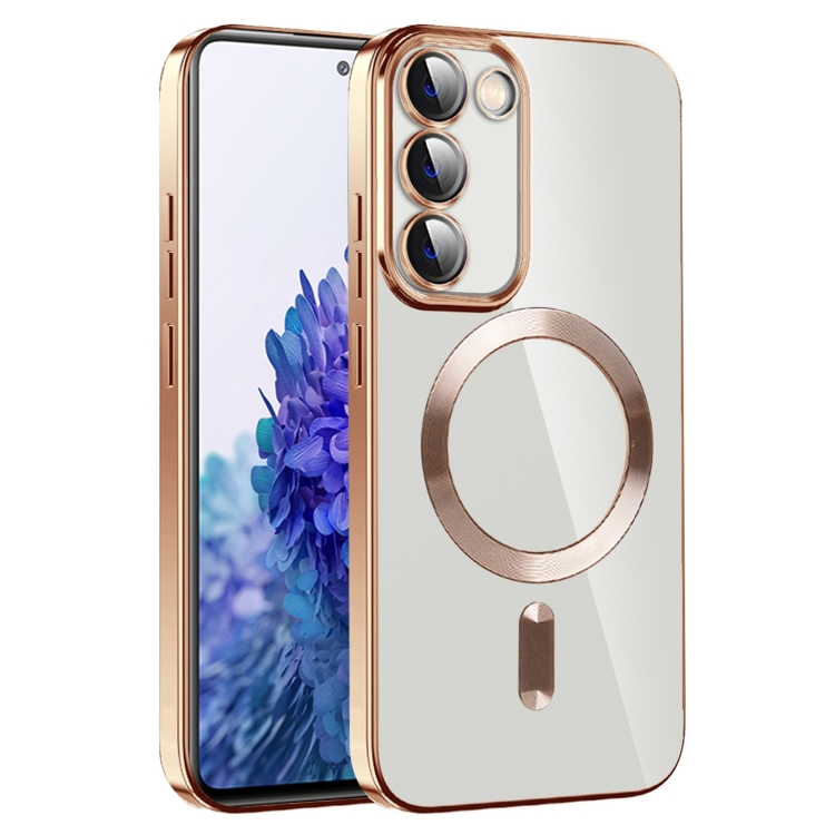 For Samsung Galaxy S20 FE CD Texture Plating TPU MagSafe Phone Case with Lens Film(Brown)
For Samsung Galaxy S20 FE CD Texture Plating TPU MagSafe Phone Case with Lens Film(Brown)