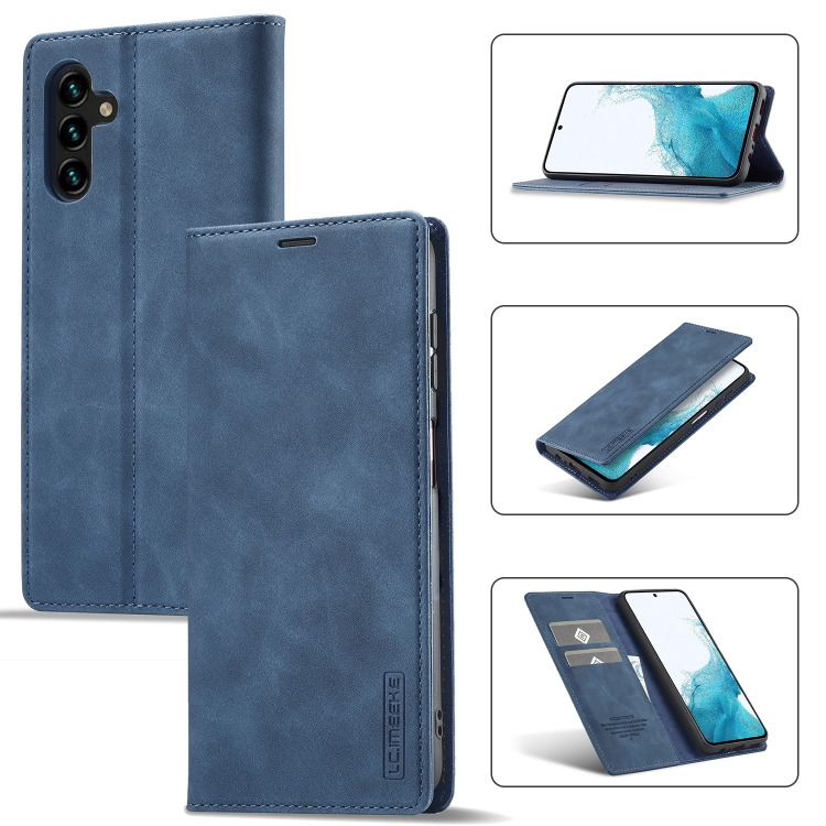 For Samsung Galaxy A35 5G LC.IMEEKE Strong Magnetism Microfiber Leather Phone Case(Blue)
For Samsung Galaxy A35 5G LC.IMEEKE Strong Magnetism Microfiber Leather Phone Case(Blue)