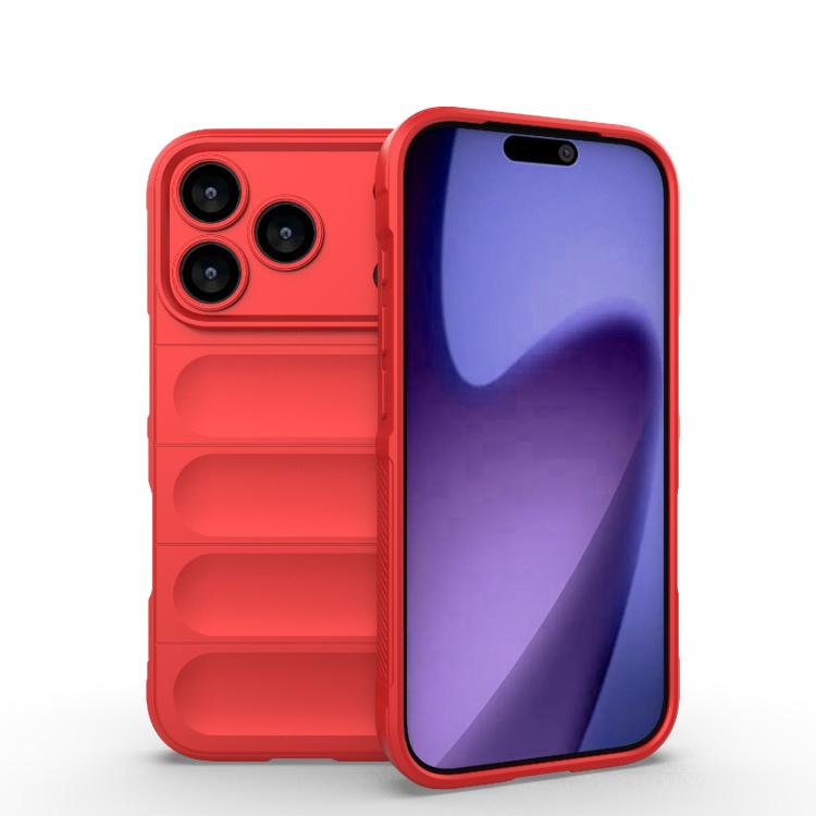 For iPhone 17 Pro Magic Shield TPU + Flannel Phone Case(Red)
For iPhone 17 Pro Magic Shield TPU + Flannel Phone Case(Red)