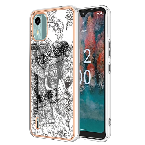 For Nokia C12 Electroplating Marble Dual-side IMD Phone Case(Totem Elephant)
For Nokia C12 Electroplating Marble Dual-side IMD Phone Case(Totem Elephant)