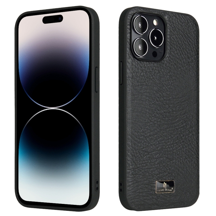 For iPhone 15 Pro Max Fierre Shann Leather Texture Phone Back Cover Case(Cowhide Black)
For iPhone 15 Pro Max Fierre Shann Leather Texture Phone Back Cover Case(Cowhide Black)
