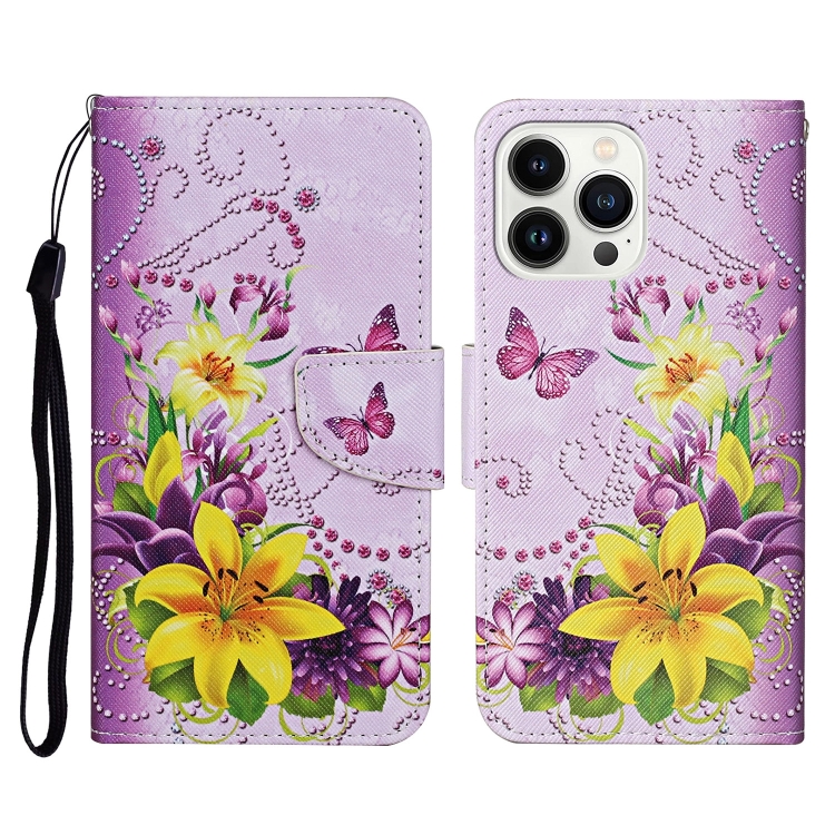 For iPhone 15 Pro 3D Colored Drawing Flip Leather Phone Case(Yellow Flowers)
For iPhone 15 Pro 3D Colored Drawing Flip Leather Phone Case(Yellow Flowers)