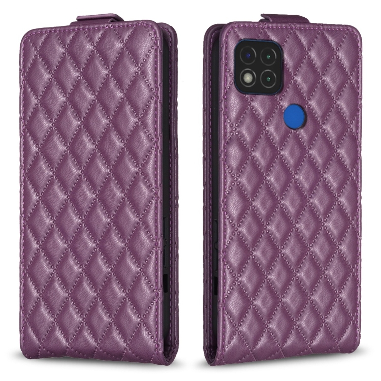 For Xiaomi Redmi 9C Diamond Lattice Vertical Flip Leather Phone Case(Dark Purple)
For Xiaomi Redmi 9C Diamond Lattice Vertical Flip Leather Phone Case(Dark Purple)