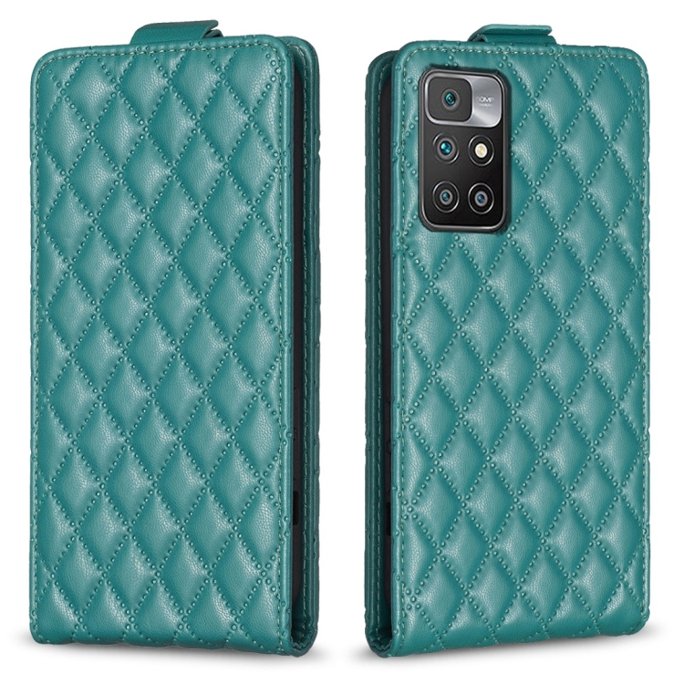 For Redmi 10 2022 / Note 11 4G Diamond Lattice Vertical Flip Leather Phone Case(Green)
For Redmi 10 2022 / Note 11 4G Diamond Lattice Vertical Flip Leather Phone Case(Green)