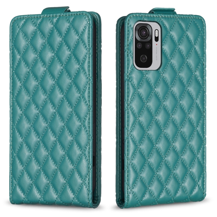 For Redmi Note 10 4G / Note 10S Diamond Lattice Vertical Flip Leather Phone Case(Green)
For Redmi Note 10 4G / Note 10S Diamond Lattice Vertical Flip Leather Phone Case(Green)