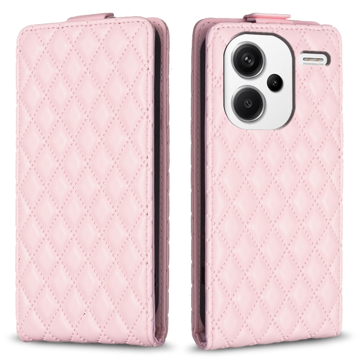 For Xiaomi Redmi Note 13 Pro+ Diamond Lattice Vertical Flip Leather Phone Case(Pink)
For Xiaomi Redmi Note 13 Pro+ Diamond Lattice Vertical Flip Leather Phone Case(Pink)