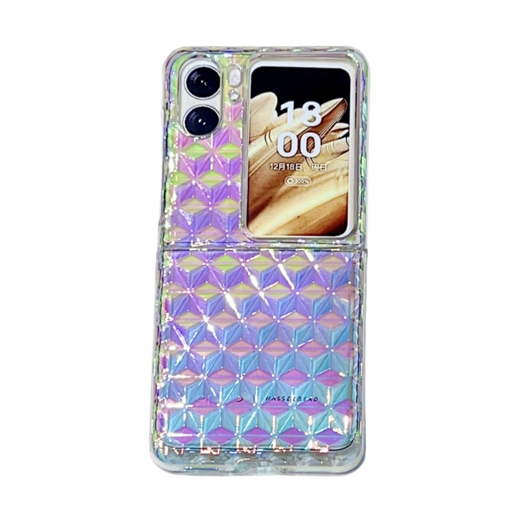 For OPPO Find N2 Flip Colorful Diamond Texture PC Phone Case(Gradient Pink Blue)
For OPPO Find N2 Flip Colorful Diamond Texture PC Phone Case(Gradient Pink Blue)