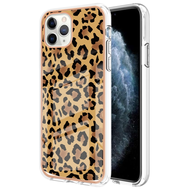 For iPhone 11 Pro Max Electroplating Marble Dual-side IMD Phone Case(Leopard Print)
For iPhone 11 Pro Max Electroplating Marble Dual-side IMD Phone Case(Leopard Print)