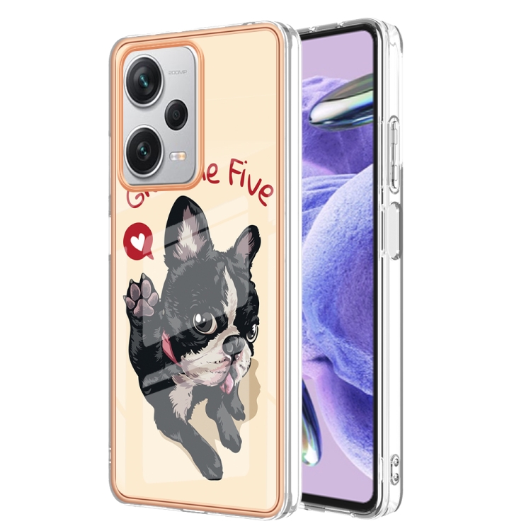 For Xiaomi Redmi Note 12 Pro+ Global Electroplating Marble Dual-side IMD Phone Case(Lucky Dog)
For Xiaomi Redmi Note 12 Pro+ Global Electroplating Marble Dual-side IMD Phone Case(Lucky Dog)