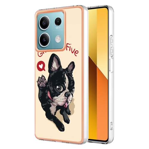 For Xiaomi Redmi Note 13 5G Electroplating Marble Dual-side IMD Phone Case(Lucky Dog)
For Xiaomi Redmi Note 13 5G Electroplating Marble Dual-side IMD Phone Case(Lucky Dog)