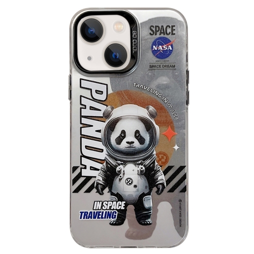 

For iPhone 13 Astronaut Pattern PC Phone Case(Gray Panda)