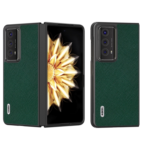 For Honor Magic V2 Electroplating Cross Texture Genuine Leather Phone Case(Green)
For Honor Magic V2 Electroplating Cross Texture Genuine Leather Phone Case(Green)