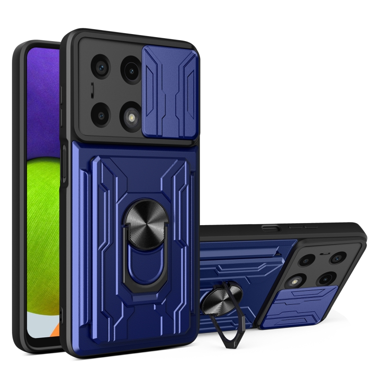 For Xiaomi Redmi Note 13 Pro 4G Sliding Camshield TPU+PC Phone Case with Card Slot(Blue)
For Xiaomi Redmi Note 13 Pro 4G Sliding Camshield TPU+PC Phone Case with Card Slot(Blue)