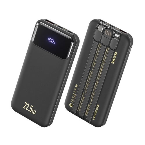 

WK WP-21 22.5W 10000mAh Super Fast Charging Power Bank with Cable(Black)