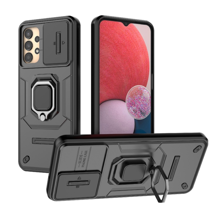 For Samsung Galaxy A13 5G Sliding Camshield TPU + PC Shockproof Phone Case with Holder(Black)
For Samsung Galaxy A13 5G Sliding Camshield TPU + PC Shockproof Phone Case with Holder(Black)