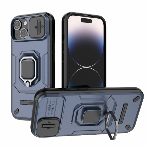 For iPhone 15 Sliding Camshield TPU + PC Shockproof Phone Case with Holder(Blue)
For iPhone 15 Sliding Camshield TPU + PC Shockproof Phone Case with Holder(Blue)