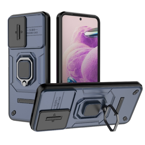 For Xiaomi Redmi Note 12S 4G Global Sliding Camshield TPU + PC Shockproof Phone Case with Holder(Blue)
For Xiaomi Redmi Note 12S 4G Global Sliding Camshield TPU + PC Shockproof Phone Case with Holder(Blue)