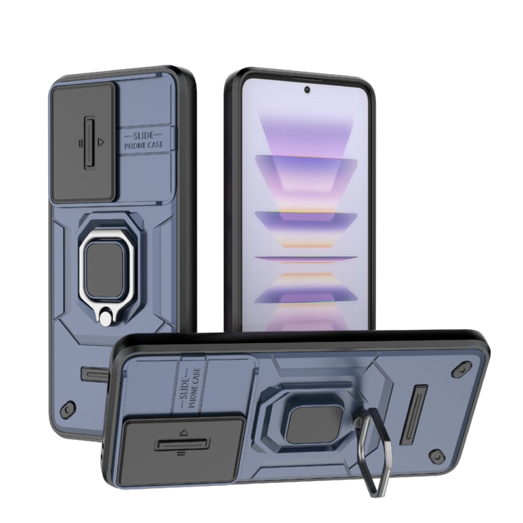 For Xiaomi Redmi K60 5G Sliding Camshield TPU + PC Shockproof Phone Case with Holder(Blue)
For Xiaomi Redmi K60 5G Sliding Camshield TPU + PC Shockproof Phone Case with Holder(Blue)