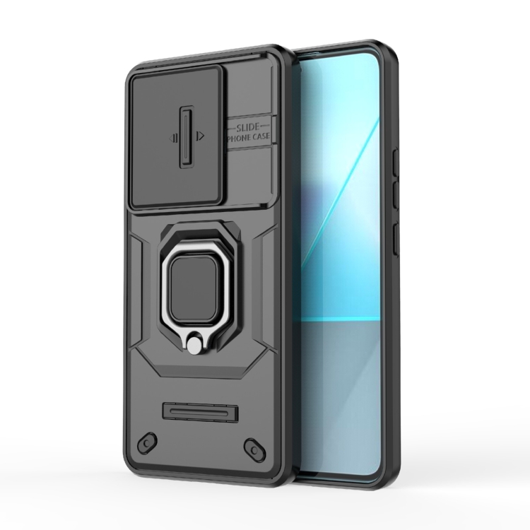 For Xiaomi Redmi Note 13 Pro 5G Sliding Camshield TPU + PC Shockproof Phone Case with Holder(Black)
For Xiaomi Redmi Note 13 Pro 5G Sliding Camshield TPU + PC Shockproof Phone Case with Holder(Black)