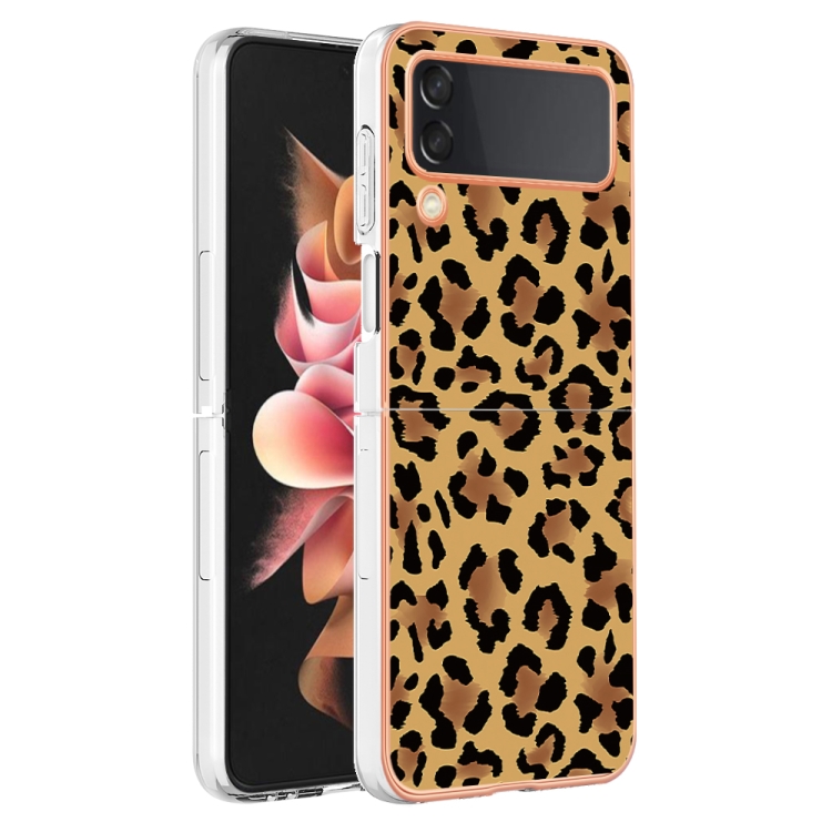 For Samsung Galaxy Z Flip3 5G Electroplating Marble Dual-side IMD Phone Case(Leopard Print)
For Samsung Galaxy Z Flip3 5G Electroplating Marble Dual-side IMD Phone Case(Leopard Print)