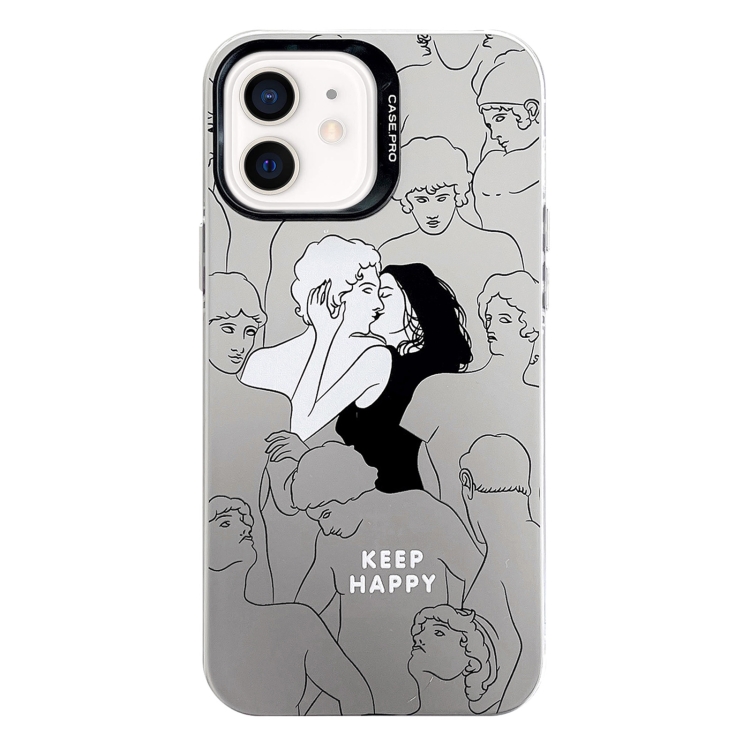 For iPhone 11 Electroplated Silver Series PC Protective Phone Case(Lovers)
For iPhone 11 Electroplated Silver Series PC Protective Phone Case(Lovers)