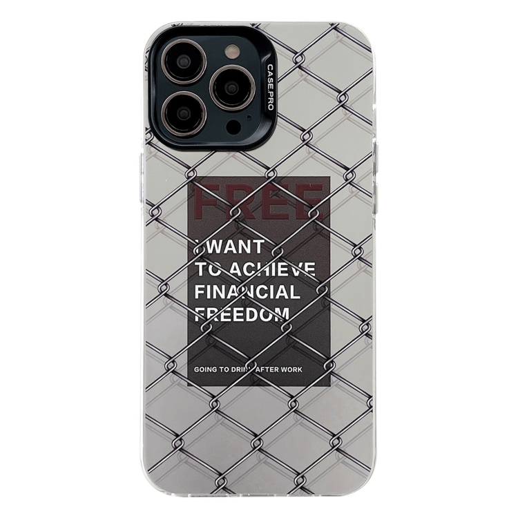 For iPhone 12 Pro Electroplated Silver Series PC Protective Phone Case(Creative Text B)
For iPhone 12 Pro Electroplated Silver Series PC Protective Phone Case(Creative Text B)
