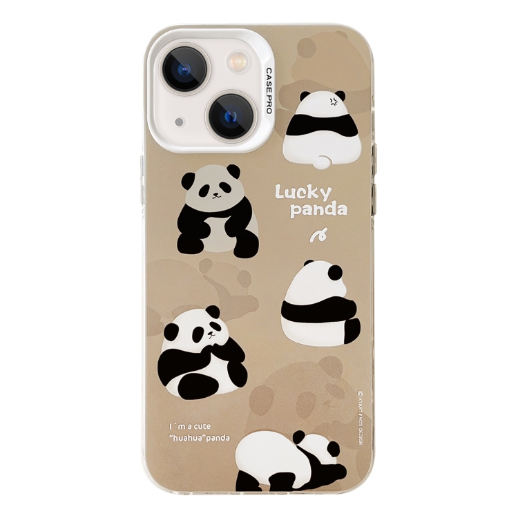 For iPhone 13 Electroplated Silver Series PC Protective Phone Case(Brown Panda)
For iPhone 13 Electroplated Silver Series PC Protective Phone Case(Brown Panda)
