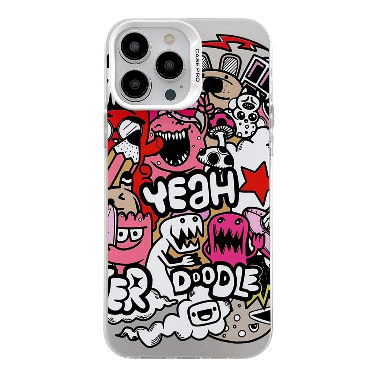 For iPhone 13 Pro Max Electroplated Silver Series PC Protective Phone Case(Cartoon)
For iPhone 13 Pro Max Electroplated Silver Series PC Protective Phone Case(Cartoon)
