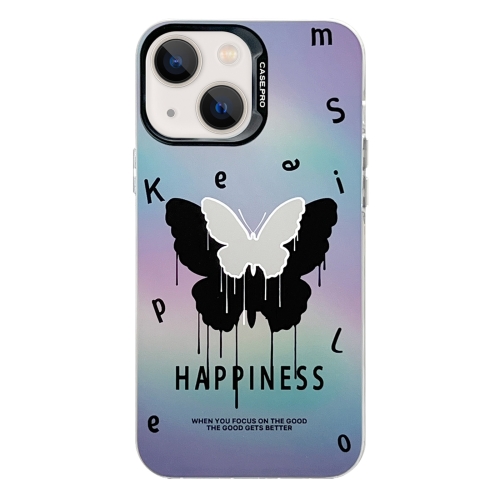 For iPhone 14 Electroplated Silver Series PC Protective Phone Case(Black Butterfly)
For iPhone 14 Electroplated Silver Series PC Protective Phone Case(Black Butterfly)