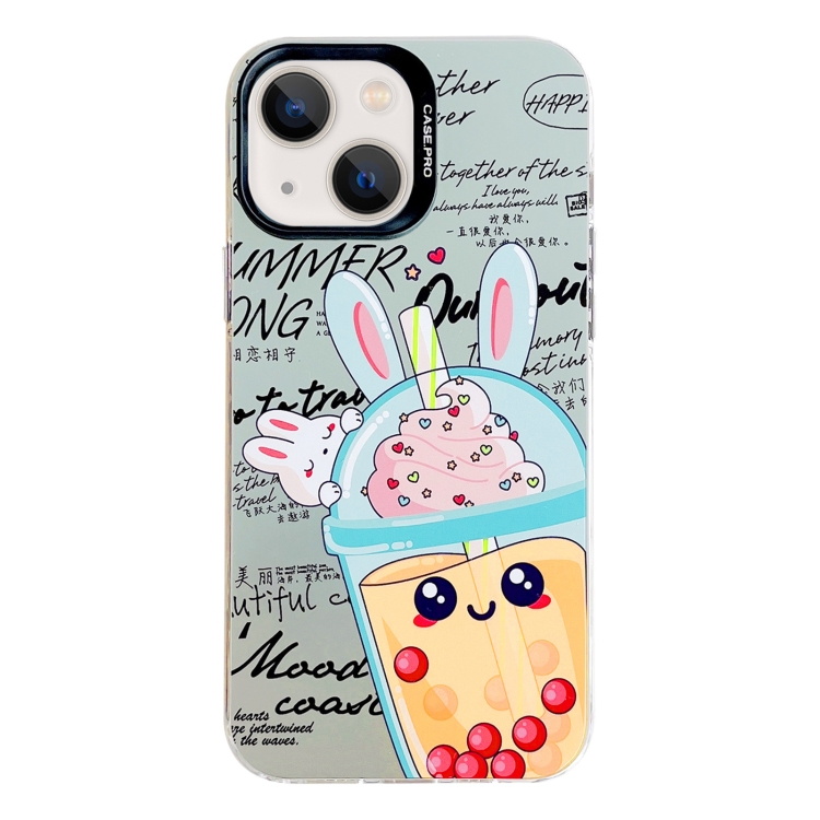 For iPhone 14 Electroplated Silver Series PC Protective Phone Case(Yellow Milk Tea)
For iPhone 14 Electroplated Silver Series PC Protective Phone Case(Yellow Milk Tea)