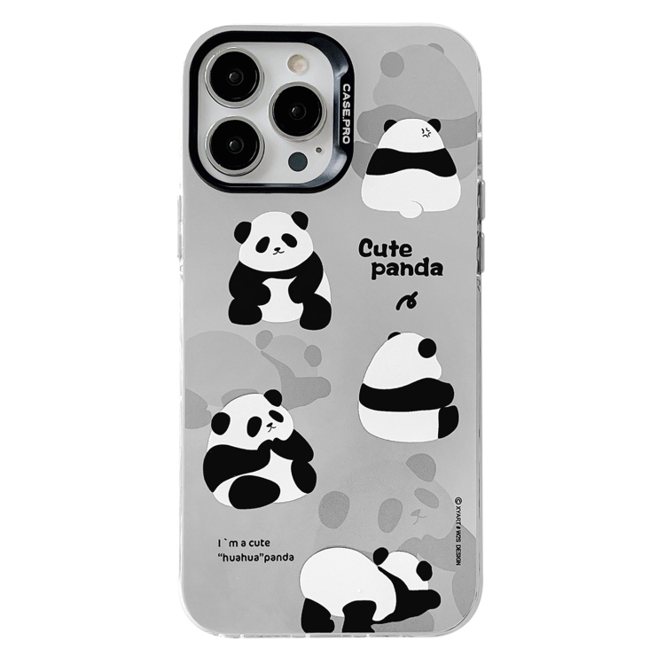 For iPhone 14 Pro Electroplated Silver Series PC Protective Phone Case(Grey Panda)
For iPhone 14 Pro Electroplated Silver Series PC Protective Phone Case(Grey Panda)