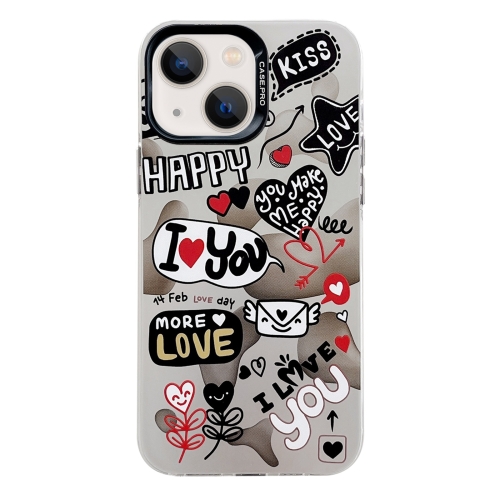For iPhone 15 Plus Electroplated Silver Series PC Protective Phone Case(Love Writing)
For iPhone 15 Plus Electroplated Silver Series PC Protective Phone Case(Love Writing)