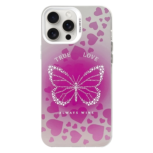 For iPhone 16 Pro Electroplated Silver Series PC Protective Phone Case(Pink Butterfly)
For iPhone 16 Pro Electroplated Silver Series PC Protective Phone Case(Pink Butterfly)