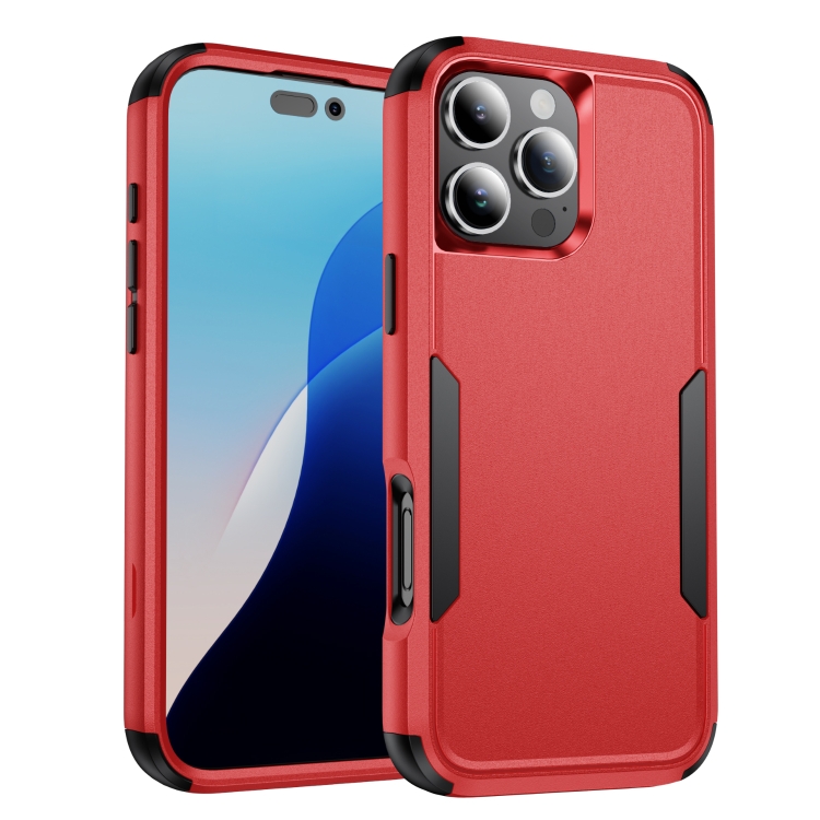 For iPhone 16 Pro Commuter Shockproof TPU + PC Phone Case(Red+Black)
For iPhone 16 Pro Commuter Shockproof TPU + PC Phone Case(Red+Black)