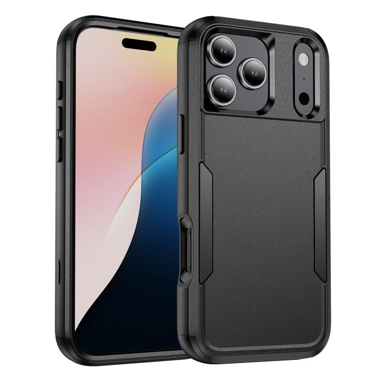 For iPhone 18 Pro Max / 17 Pro Max Commuter Shockproof TPU + PC Phone Case(Black)
For iPhone 18 Pro Max / 17 Pro Max Commuter Shockproof TPU + PC Phone Case(Black)