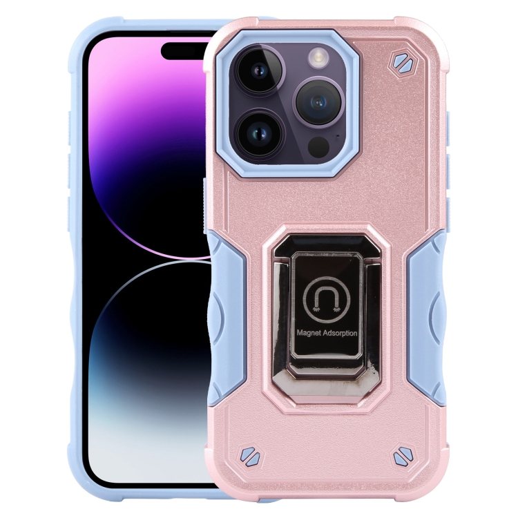 For iPhone 15 Pro Ring Holder Non-slip Shockproof Armor Phone Case(Rose Gold)
For iPhone 15 Pro Ring Holder Non-slip Shockproof Armor Phone Case(Rose Gold)