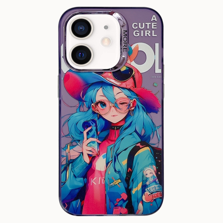 For iPhone 11 Chinese Ancient Style Electroplated Lens Ring PC Hybrid TPU Phone Case(Girl with Glasses)
For iPhone 11 Chinese Ancient Style Electroplated Lens Ring PC Hybrid TPU Phone Case(Girl with Glasses)