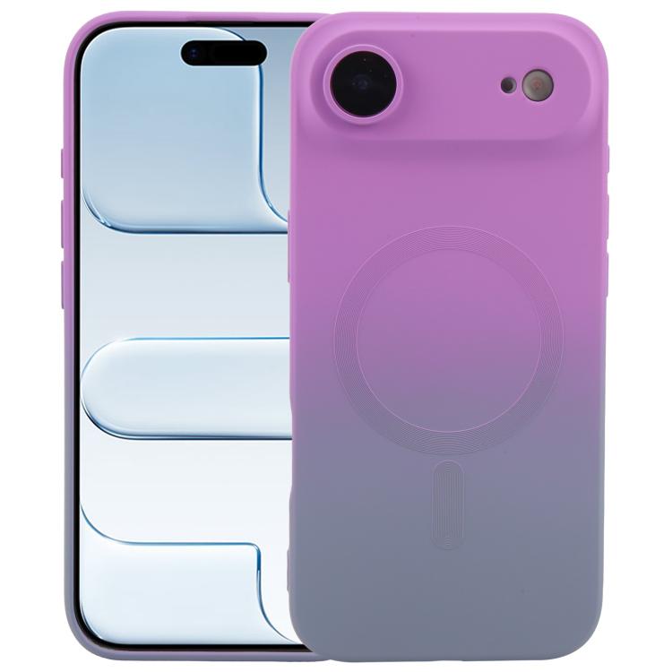 For iPhone Air Liquid TPU Silicone Gradient MagSafe Phone Case(Purple)
For iPhone Air Liquid TPU Silicone Gradient MagSafe Phone Case(Purple)