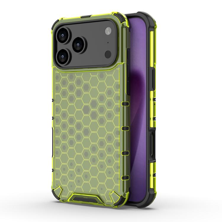 For iPhone 17 Pro Honeycomb Shockproof Phone Case(Green)
For iPhone 17 Pro Honeycomb Shockproof Phone Case(Green)