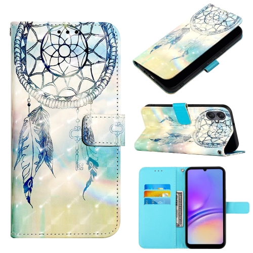 

For Samsung Galaxy A05 3D Painting Horizontal Flip Leather Phone Case(Dream Wind Chimes)