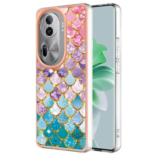 

For OPPO Reno11 Pro 5G Global Electroplating IMD TPU Phone Case(Colorful Scales)