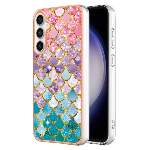 

For Samsung Galaxy S23 FE 5G Electroplating IMD TPU Phone Case(Colorful Scales)