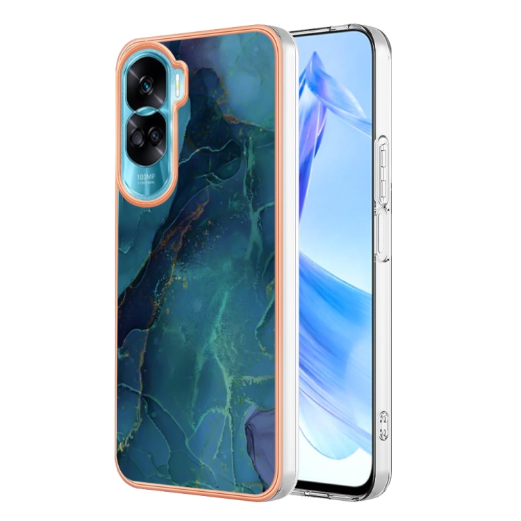 For Honor 90 Lite 5G Electroplating Marble Dual-side IMD Phone Case(Green 017)
For Honor 90 Lite 5G Electroplating Marble Dual-side IMD Phone Case(Green 017)