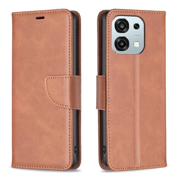 For OPPO A6 Pro 5G/4G Global / F31 5G Lambskin Texture Leather Phone Case(Brown) 
For OPPO A6 Pro 5G/4G Global / F31 5G Lambskin Texture Leather Phone Case(Brown)