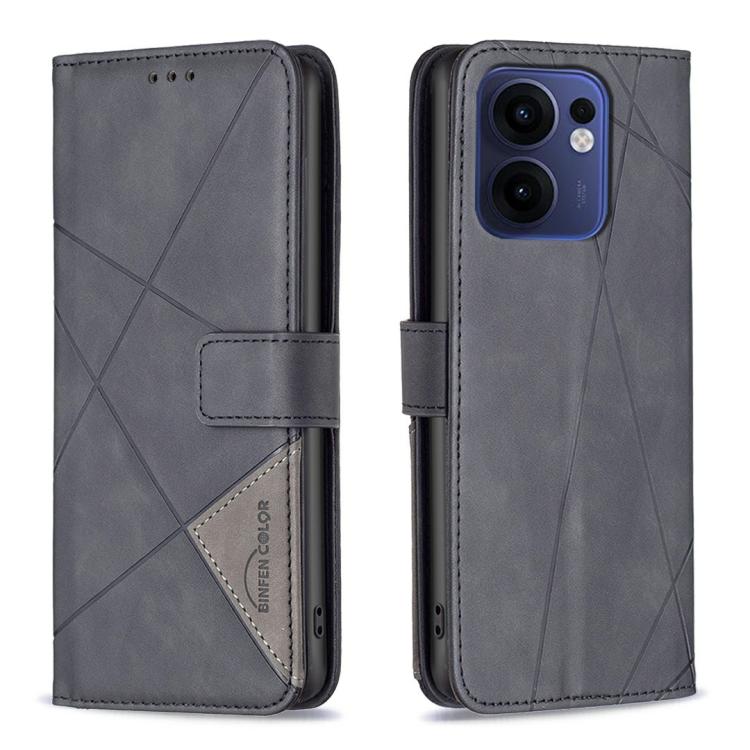 For OPPO Reno13 F 5G Magnetic Buckle Rhombus Texture Leather Phone Case(Black)
For OPPO Reno13 F 5G Magnetic Buckle Rhombus Texture Leather Phone Case(Black)