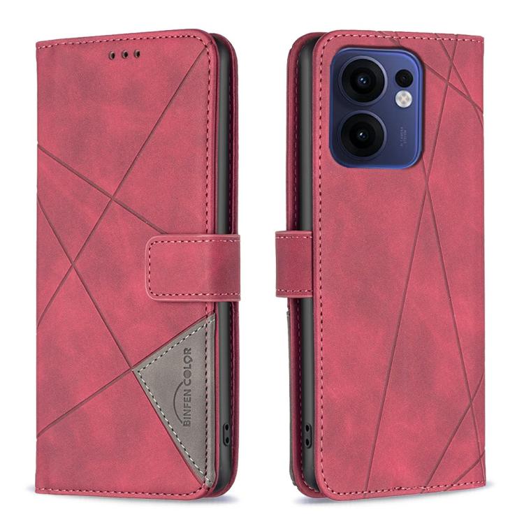 For OPPO Reno13 F 5G Magnetic Buckle Rhombus Texture Leather Phone Case(Red)
For OPPO Reno13 F 5G Magnetic Buckle Rhombus Texture Leather Phone Case(Red)