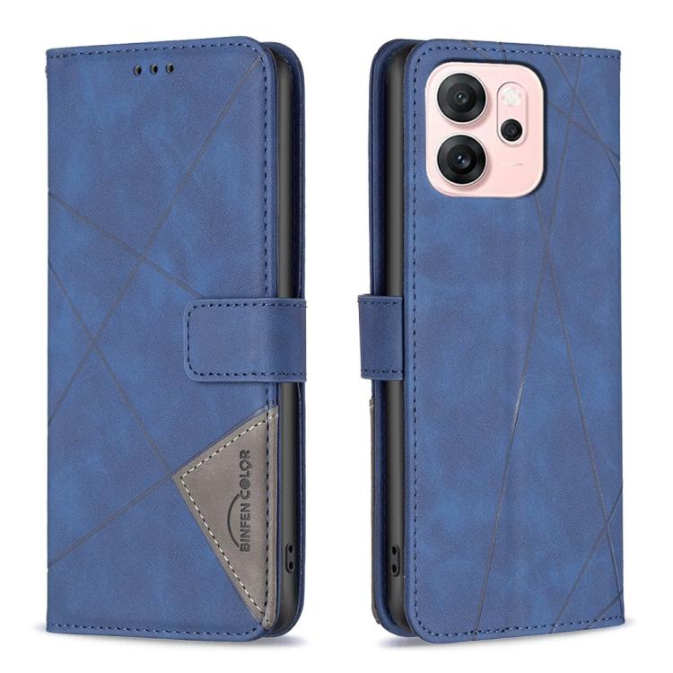 For OPPO Reno14 F 5G Magnetic Buckle Rhombus Texture Leather Phone Case(Blue)
For OPPO Reno14 F 5G Magnetic Buckle Rhombus Texture Leather Phone Case(Blue)