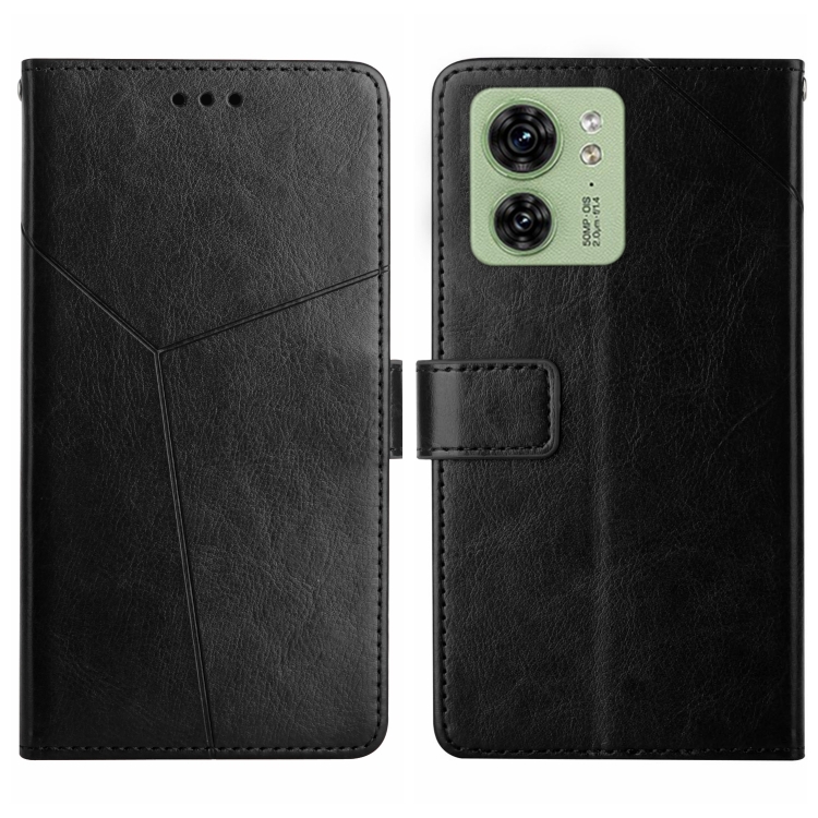 For Motorola Edge 40 HT01 Y-shaped Pattern Flip Leather Phone Case(Black)
For Motorola Edge 40 HT01 Y-shaped Pattern Flip Leather Phone Case(Black)